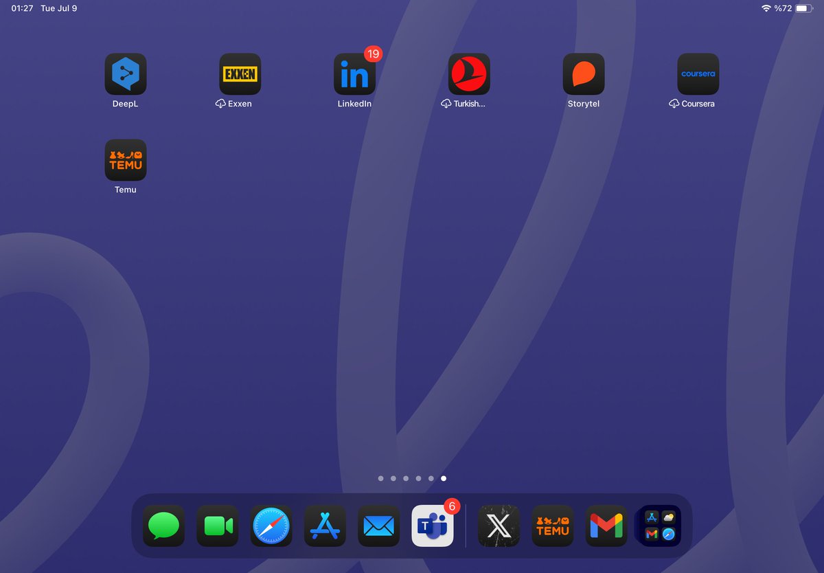 iOS 18 Beta 3 ile üçüncü parti uygulama ikonlarında dark mode